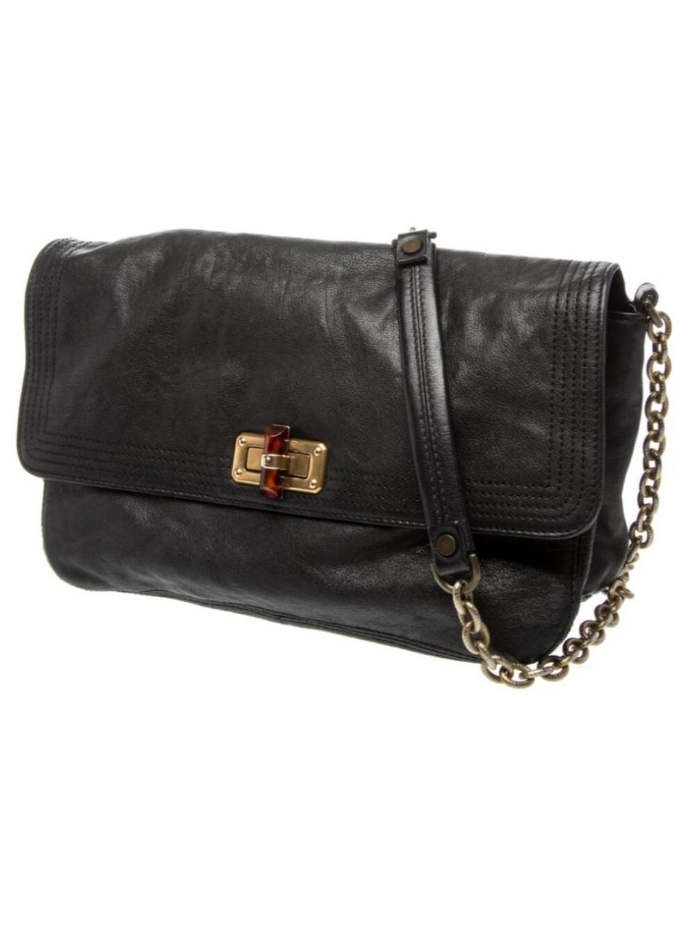 Lanvin Authentic Leather Shoulder Bag